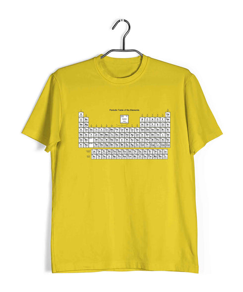 Chemistry Periodic Table Nerd Science Casual Graphic Printed T-Shirt for Men